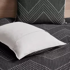 Black Chevron Full/Queen 3-pc. Coverlet Set