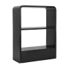 Black Kato Single Drawer Wall Shelf