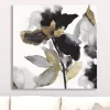 Black Leaves II Giclee Canvas Art Print, 30x30 in.