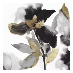 Black Leaves II Giclee Canvas Art Print, 30x30 in.