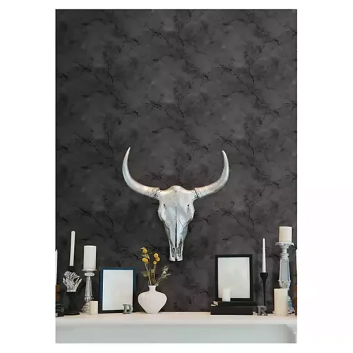 Black Marble Peel & Stick Wallpaper