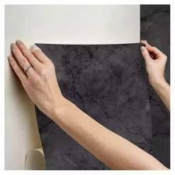 Black Marble Peel & Stick Wallpaper