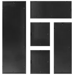 Black Matted 5-pc. Gallery Wall Picture Frame Set