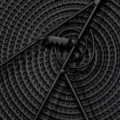 Black Metal Circles Wall Plaque