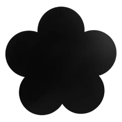 Black Metal Clover Accent Table