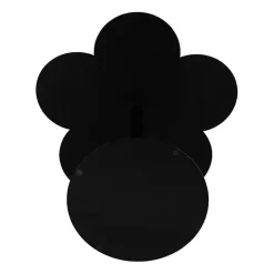 Black Metal Clover Accent Table
