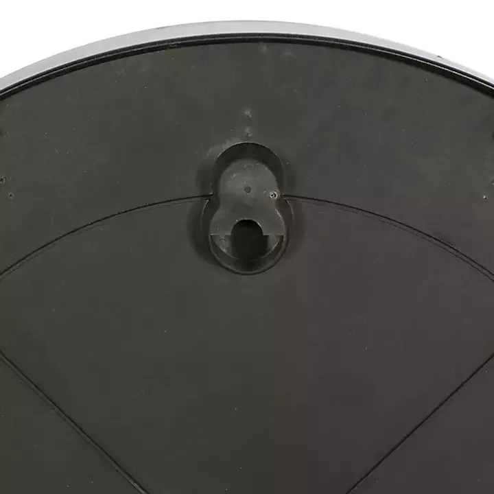 Black Metal Contemporary Wall Clock