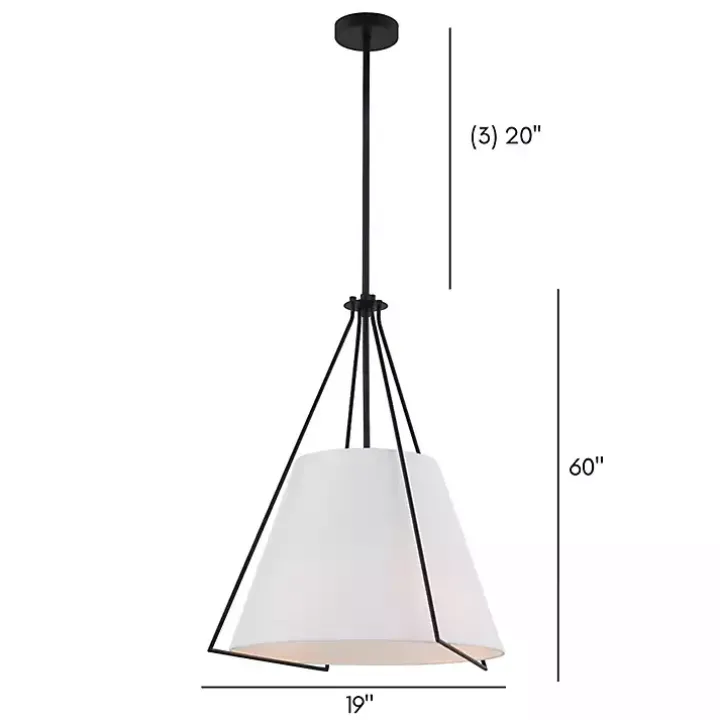 Black Metal Madeline Pendant Light