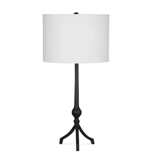 Black Metal Samantha Table Lamp