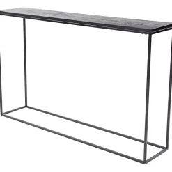 Black Metal Wire Frame Console Table