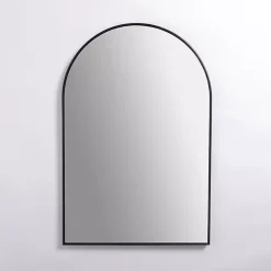 Black Nouveau Linear Arch Mirror