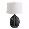 Black Ridge Ceramic Table Lamp