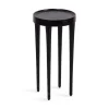 Black Round Modern Cocktail Table