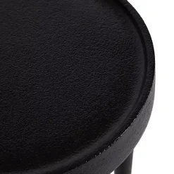 Black Round Modern Cocktail Table