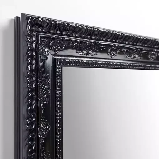 Black Vintage Wall Mirror