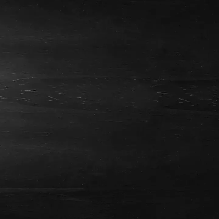 Black Wood Canopy Full Bed