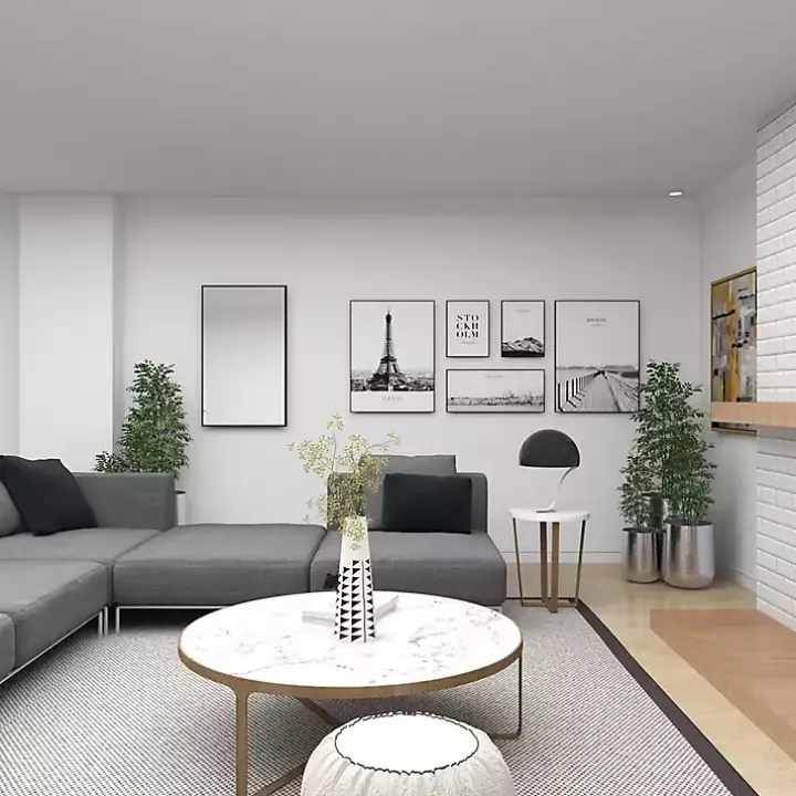 Black Wood Framed Mirror, 24x40 in.