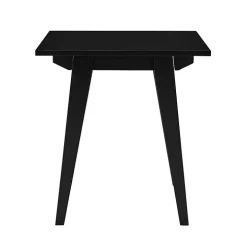 Black Wood Minimalist Accent Table