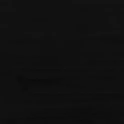 Black Wood Slatted Mid-Century Modern Queen Bed