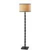 Black Woven Rattan Shade Bailey Floor Lamp