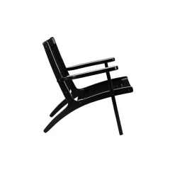 Black Woven Rope Accent Chair