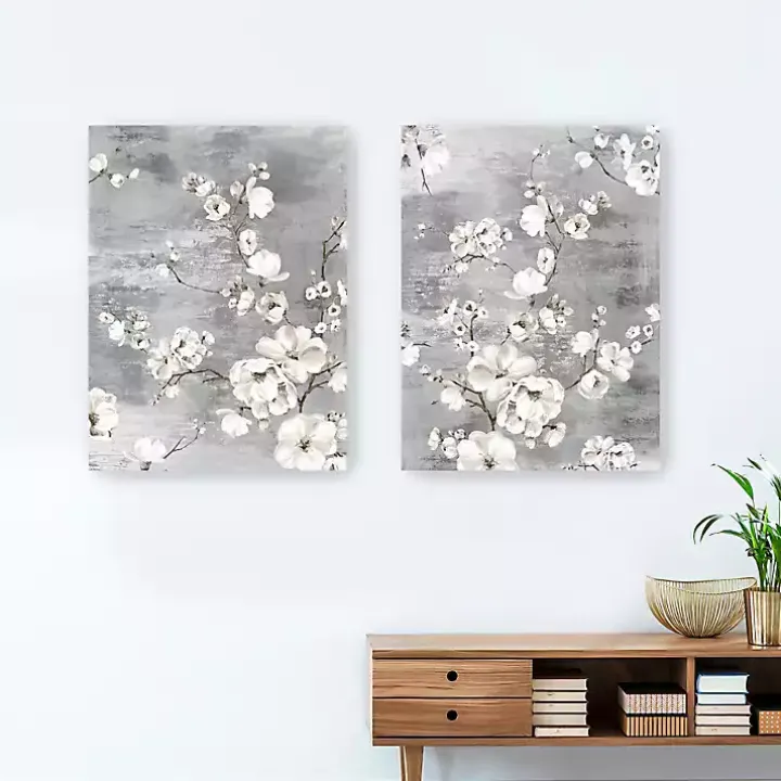 Blossoming Giclee Canvas Art Prints, Set of 2