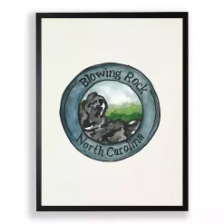 Blowing Rock North Carolina Framed Art Print