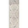 Blue Abstract Medallion Runner
