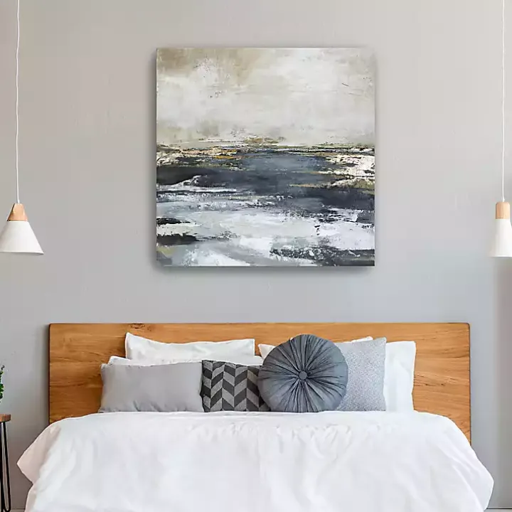 Blue Bay Giclee Canvas Art Print, 40x40 in.