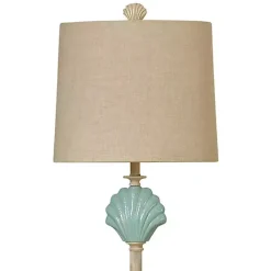 Blue Clamshell Gili Floor Lamp