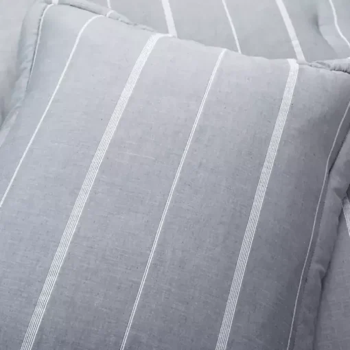 Blue Classic Stripe 3-pc. Full/Queen Comforter Set