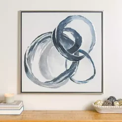 Blue Connections Canvas Art Print