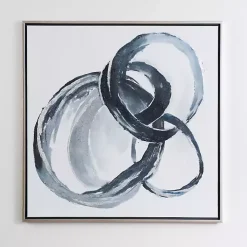 Blue Connections Canvas Art Print