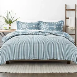 Blue Daisy Medallion Twin 3-pc. Comforter Set