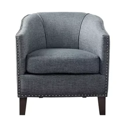Blue Emery Barrel Accent Chair