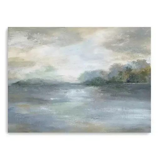 Blue Ethereal Giclee Canvas Art Print