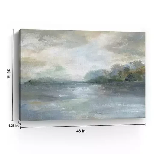 Blue Ethereal Giclee Canvas Art Print