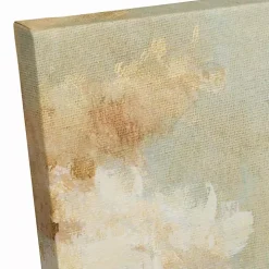Blue Golden Landscape Canvas Art Print, 40x40 in.