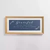 Blue Grateful Framed Wall Plaque