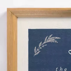 Blue Grateful Framed Wall Plaque