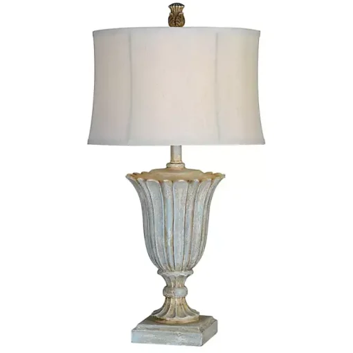 Blue Lilly Table Lamps, Set of 2
