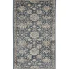 Blue Lush Vines Accent Rug