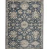 Blue Lush Vines Area Rug, 8x10