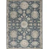 Blue Lush Vines Area Rug, 5x7