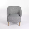 Blue Maria Curved Accent Chair