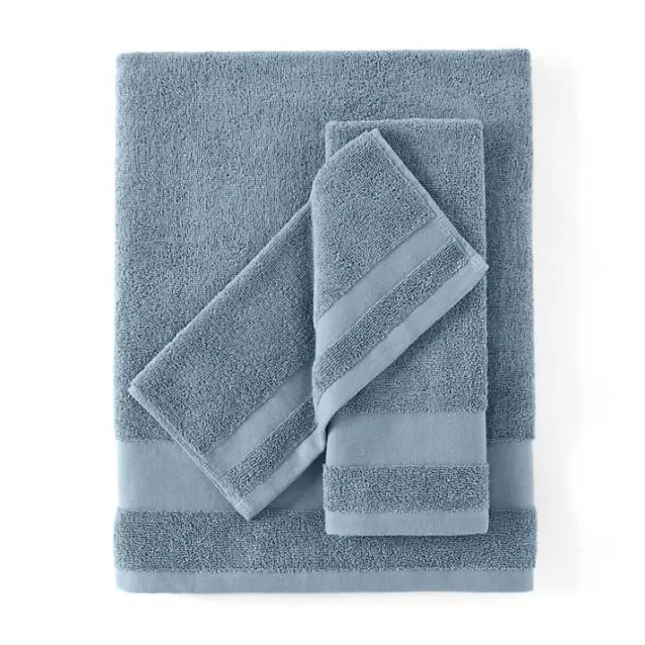 Blue 6-pc. Essential Cotton Bath Towels