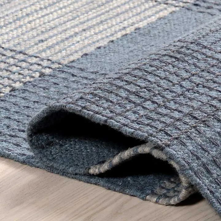 Blue Plaid Emily Henderson x RugsUSA Rug, 8x10