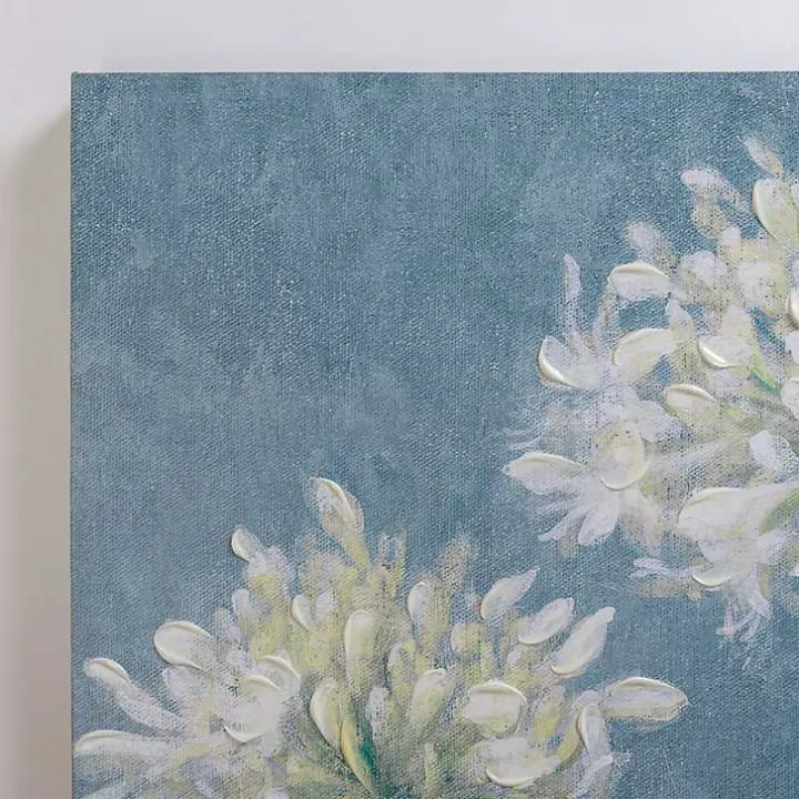 Blue Spring Blossoms Canvas Art Print