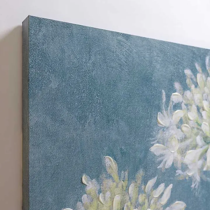 Blue Spring Blossoms Canvas Art Print