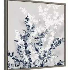 Blue Spring Framed Canvas Art Print